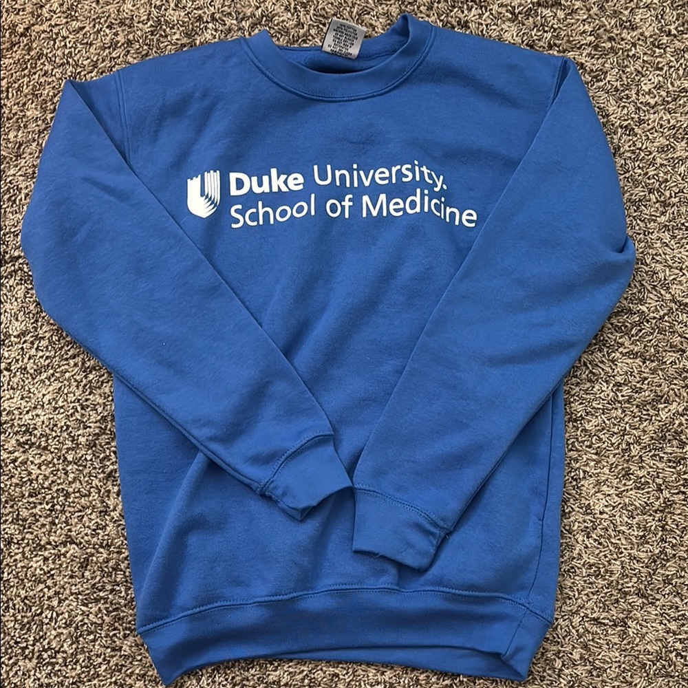 Blue Duke University School of Medicine Sweater